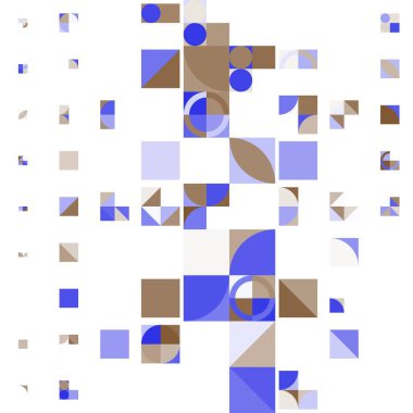 Asgari mozaik geometrik soyut arkaplan deseni