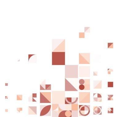 Asgari mozaik geometrik soyut arkaplan deseni