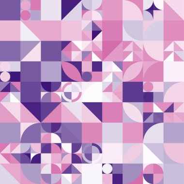 Asgari mozaik geometrik soyut arkaplan deseni