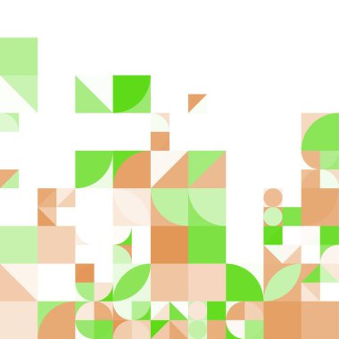 Asgari mozaik geometrik soyut arkaplan deseni