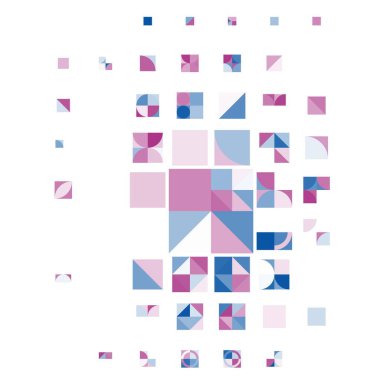 Asgari mozaik geometrik soyut arkaplan deseni