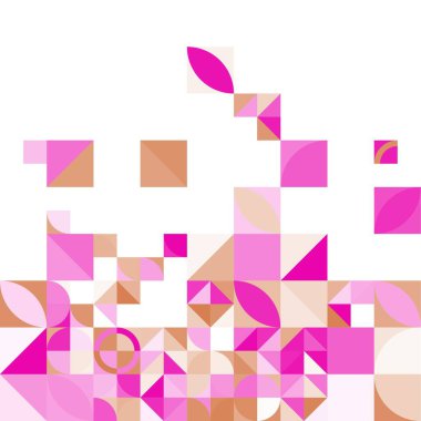 Asgari mozaik geometrik soyut arkaplan deseni