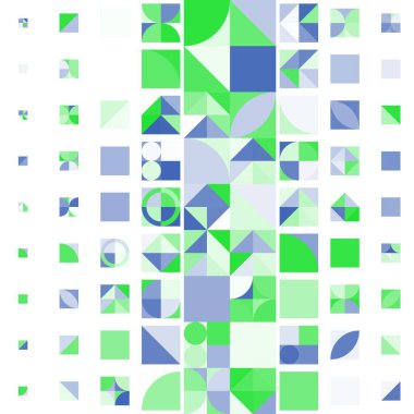 Asgari mozaik geometrik soyut arkaplan deseni