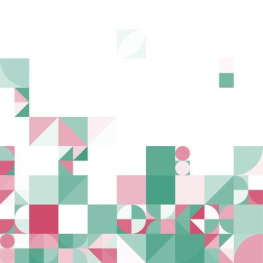 Asgari mozaik geometrik soyut arkaplan deseni