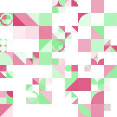 Asgari mozaik geometrik soyut arkaplan deseni