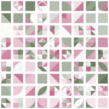 Asgari mozaik geometrik soyut arkaplan deseni