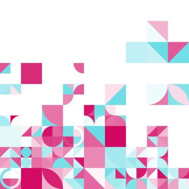 Asgari mozaik geometrik soyut arkaplan deseni