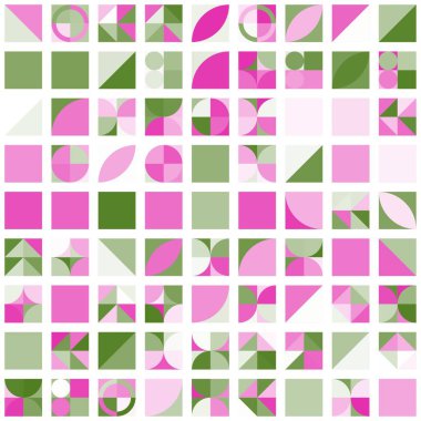 Asgari mozaik geometrik soyut arkaplan deseni