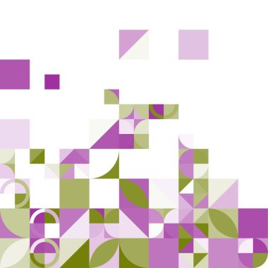 Asgari mozaik geometrik soyut arkaplan deseni