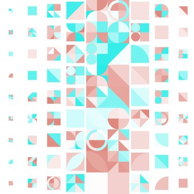 Asgari mozaik geometrik soyut arkaplan deseni