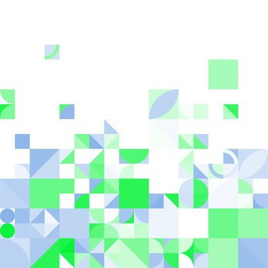 Asgari mozaik geometrik soyut arkaplan deseni