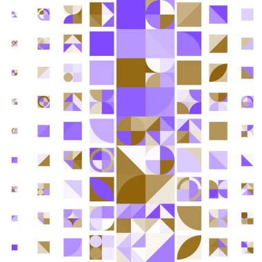 Asgari mozaik geometrik soyut arkaplan deseni