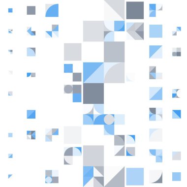 Asgari mozaik geometrik soyut arkaplan deseni