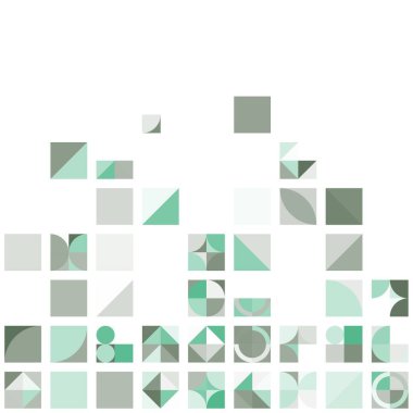 Asgari mozaik geometrik soyut arkaplan deseni