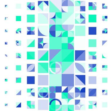 Asgari mozaik geometrik soyut arkaplan deseni