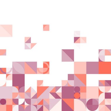 Asgari mozaik geometrik soyut arkaplan deseni