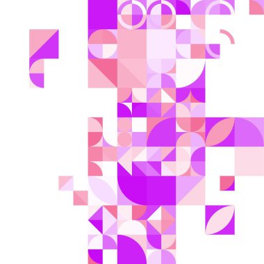 Asgari mozaik geometrik soyut arkaplan deseni