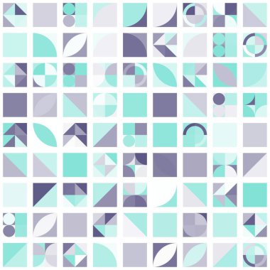 Asgari mozaik geometrik soyut arkaplan deseni