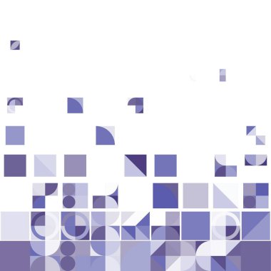 Asgari mozaik geometrik soyut arkaplan deseni