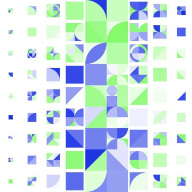 Asgari mozaik geometrik soyut arkaplan deseni