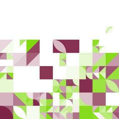 Asgari mozaik geometrik soyut arkaplan deseni