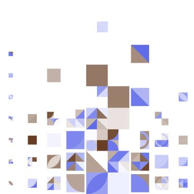 Asgari mozaik geometrik soyut arkaplan deseni