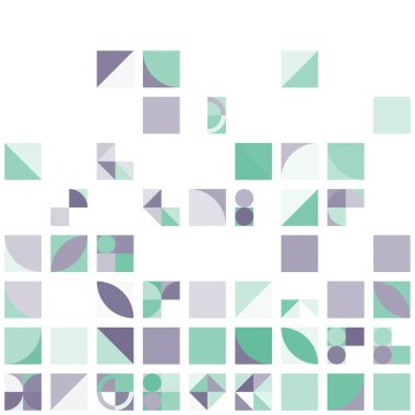 Asgari mozaik geometrik soyut arkaplan deseni