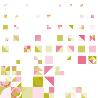 Asgari mozaik geometrik soyut arkaplan deseni