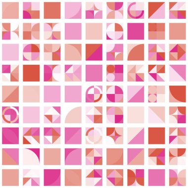 Asgari mozaik geometrik soyut arkaplan deseni