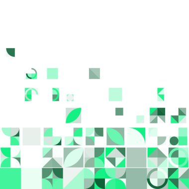 Asgari mozaik geometrik soyut arkaplan deseni