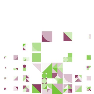 Asgari mozaik geometrik soyut arkaplan deseni