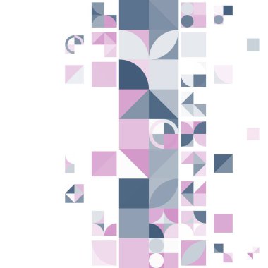 Asgari mozaik geometrik soyut arkaplan deseni