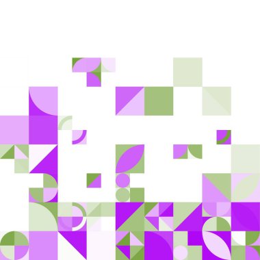 Asgari mozaik geometrik soyut arkaplan deseni