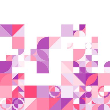 Asgari mozaik geometrik soyut arkaplan deseni