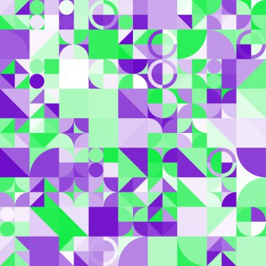 Asgari mozaik geometrik soyut arkaplan deseni