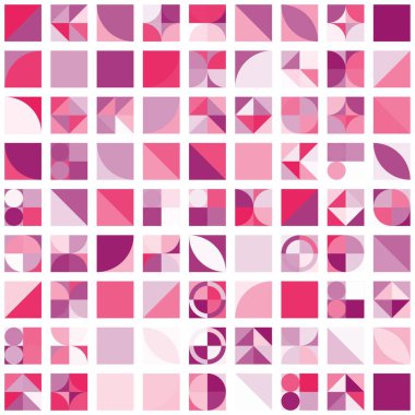 Asgari mozaik geometrik soyut arkaplan deseni