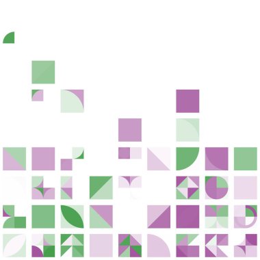 Asgari mozaik geometrik soyut arkaplan deseni