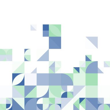 Asgari mozaik geometrik soyut arkaplan deseni