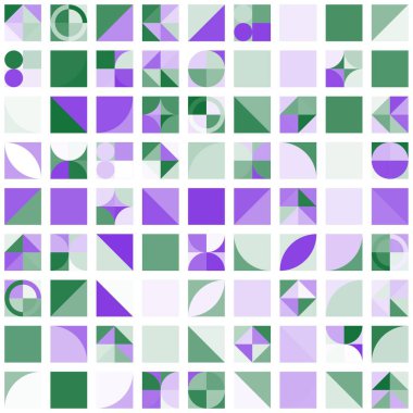 Asgari mozaik geometrik soyut arkaplan deseni