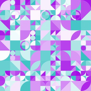 Asgari mozaik geometrik soyut arkaplan deseni