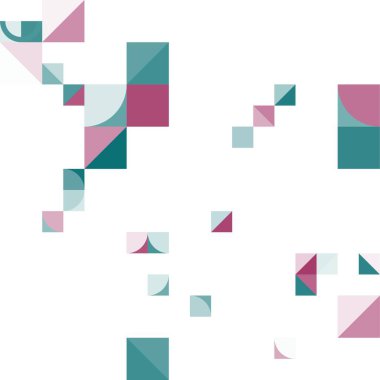 Asgari mozaik geometrik soyut arkaplan deseni