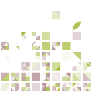 Asgari mozaik geometrik soyut arkaplan deseni