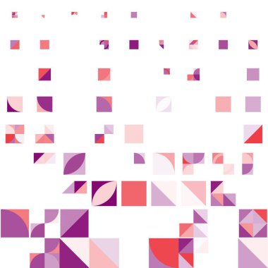 Asgari mozaik geometrik soyut arkaplan deseni