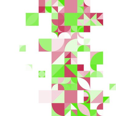 Asgari mozaik geometrik soyut arkaplan deseni