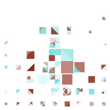 Asgari mozaik geometrik soyut arkaplan deseni