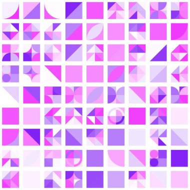 Asgari mozaik geometrik soyut arkaplan deseni