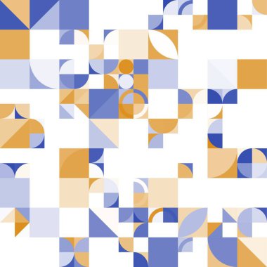 Asgari mozaik geometrik soyut arkaplan deseni