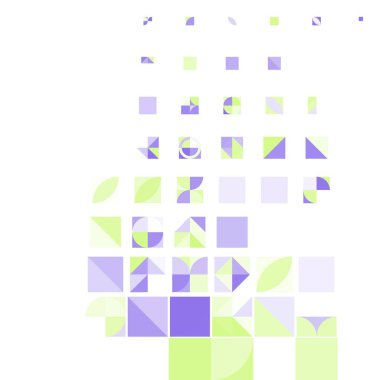 Asgari mozaik geometrik soyut arkaplan deseni