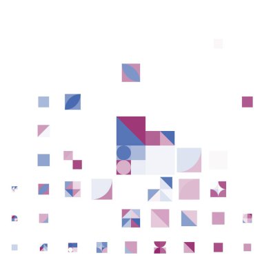 Asgari mozaik geometrik soyut arkaplan deseni