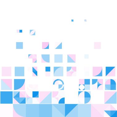 Asgari mozaik geometrik soyut arkaplan deseni